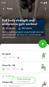 اسکرین شات 3 برنامه Core Body Women's Gym