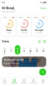اسکرین شات 1 برنامه Core Body Women's Gym