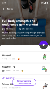 اسکرین شات 3 برنامه The Gym Hub