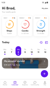 اسکرین شات 1 برنامه The Gym Hub