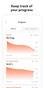 اسکرین شات 5 برنامه Virtuagym: Fitness & Workouts