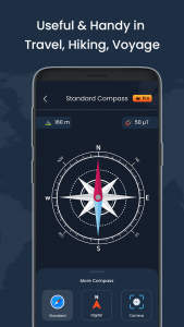 اسکرین شات 4 برنامه Digital Compass & Weather LIVE