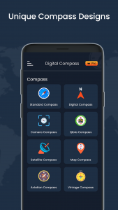 اسکرین شات 2 برنامه Digital Compass & Weather LIVE