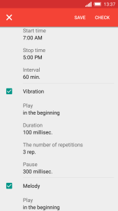اسکرین شات 3 برنامه Speaking clock DVBeep