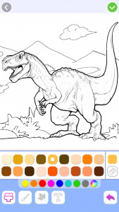 اسکرین شات 2 بازی Dino Coloring: Dinosaur games
