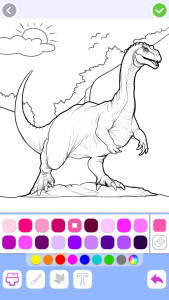 اسکرین شات 3 بازی Dino Coloring: Dinosaur games
