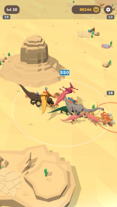 اسکرین شات 2 بازی Dinosaur Merge Battle