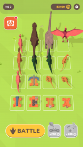 اسکرین شات 1 بازی Dinosaur Merge Battle