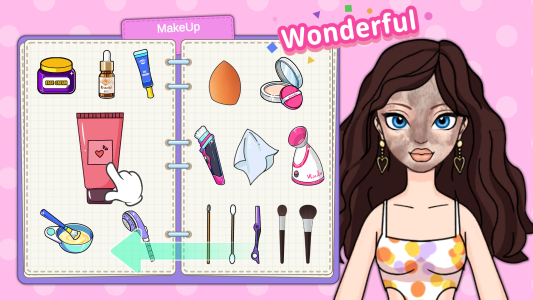 اسکرین شات 7 بازی Magic Paper Dolls Dress Up DIY