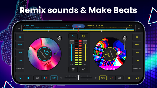 اسکرین شات 2 برنامه DJ Music mixer - DJ Mix Studio