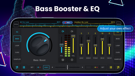 اسکرین شات 3 برنامه DJ Music mixer - DJ Mix Studio