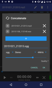 اسکرین شات 4 برنامه RecForge II: Voice Recorder