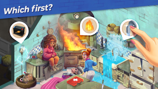اسکرین شات 3 بازی Penny & Flo: Home Renovation
