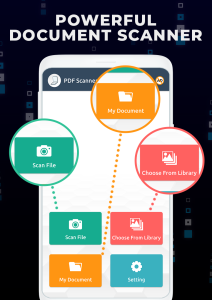 اسکرین شات 3 برنامه PDF Scanner - Document Scanner