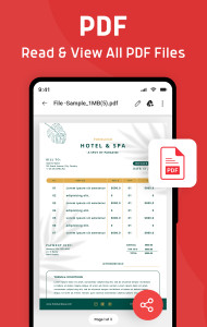 اسکرین شات 3 برنامه Document Reader PDF Word & XLS