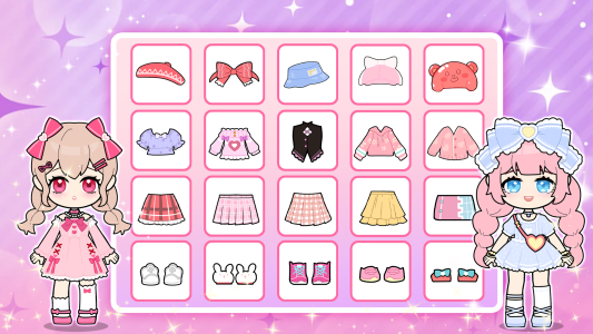 اسکرین شات 4 بازی Doll Makeup: Dress up for kids