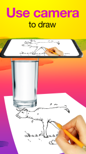 اسکرین شات 2 برنامه AR drawing app: Paint & sketch