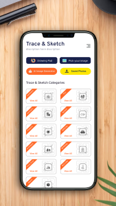 اسکرین شات 7 برنامه AI Drawing : Trace & Sketch
