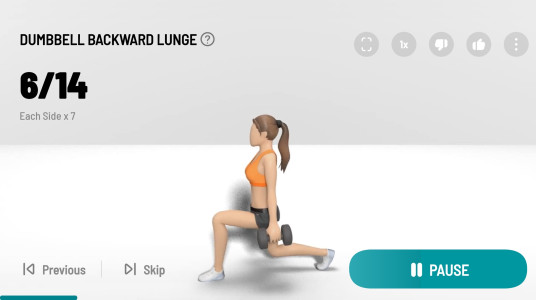اسکرین شات 8 برنامه Dumbbell Workout at Home