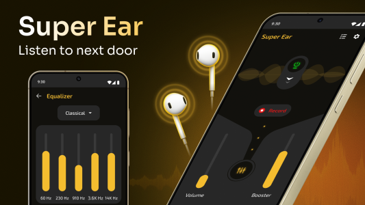 اسکرین شات 7 برنامه Super Ear- Listen To Next Door