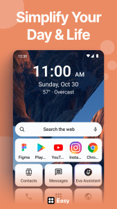 اسکرین شات 3 برنامه Easy Homescreen