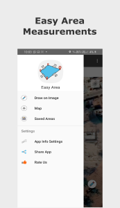 اسکرین شات 1 برنامه Easy Area : Land Area Measure