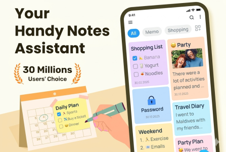 اسکرین شات 1 برنامه Easy Notes - Note Taking Apps