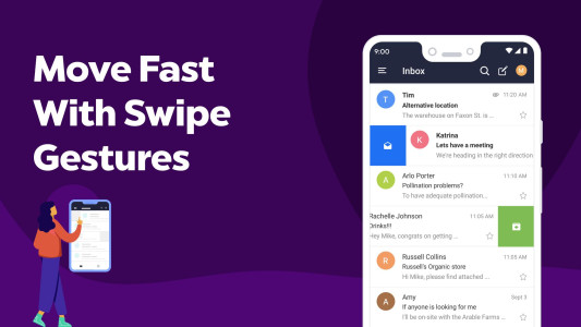 اسکرین شات 3 برنامه Titan Email: Contacts,Calendar