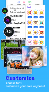 اسکرین شات 1 برنامه Fonts Keyboard & Emoji