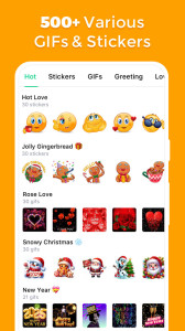 اسکرین شات 3 برنامه GIF Sticker & WAsticker