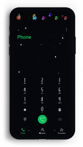 اسکرین شات 4 برنامه Among Us EMUI 9/10 Theme