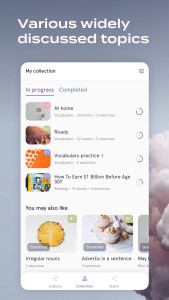 اسکرین شات 1 برنامه English Grammar and Vocabulary