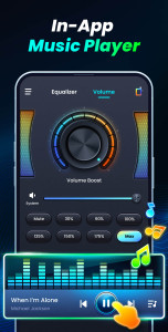 اسکرین شات 5 برنامه Volume Bass Booster, Equalizer