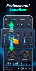 اسکرین شات 2 برنامه Volume Bass Booster, Equalizer