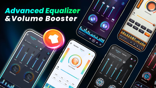 اسکرین شات 1 برنامه Volume Bass Booster, Equalizer