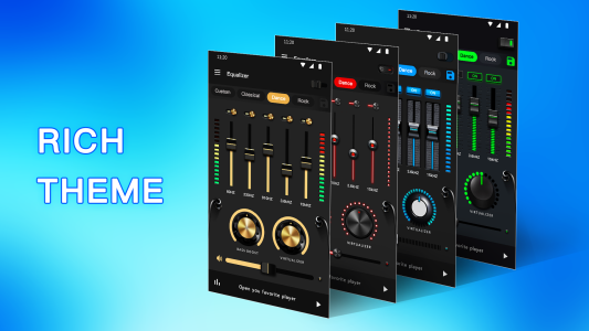 اسکرین شات 1 برنامه Music Equalizer - Bass Booster