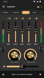 اسکرین شات 2 برنامه Music Equalizer - Bass Booster