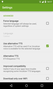 اسکرین شات 5 برنامه Vocalizer TTS Voice (English)