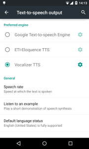 اسکرین شات 6 برنامه Vocalizer TTS Voice (English)