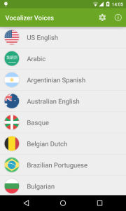 اسکرین شات 1 برنامه Vocalizer TTS Voice (English)