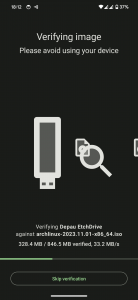 اسکرین شات 5 برنامه EtchDroid ISO to USB Writer