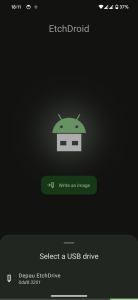 اسکرین شات 2 برنامه EtchDroid ISO to USB Writer