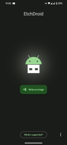 اسکرین شات 1 برنامه EtchDroid ISO to USB Writer
