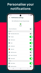 اسکرین شات 8 برنامه Flashscore: Live Scores & News