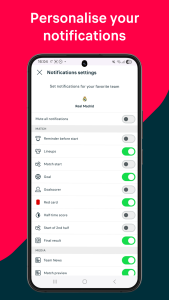 اسکرین شات 8 برنامه Flashscore: Live Scores & News