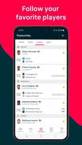 اسکرین شات 5 برنامه Flashscore: Scores & News