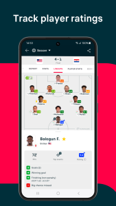 اسکرین شات 3 برنامه Flashscore: Scores & News
