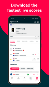 اسکرین شات 2 برنامه Flashscore: Scores & News