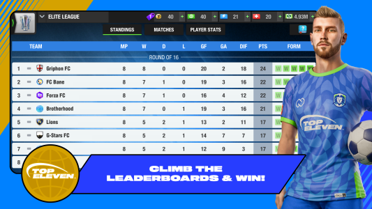 اسکرین شات 6 بازی Top Eleven Be Football Manager