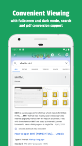 اسکرین شات 3 برنامه MHT & MHTML Viewer, Reader